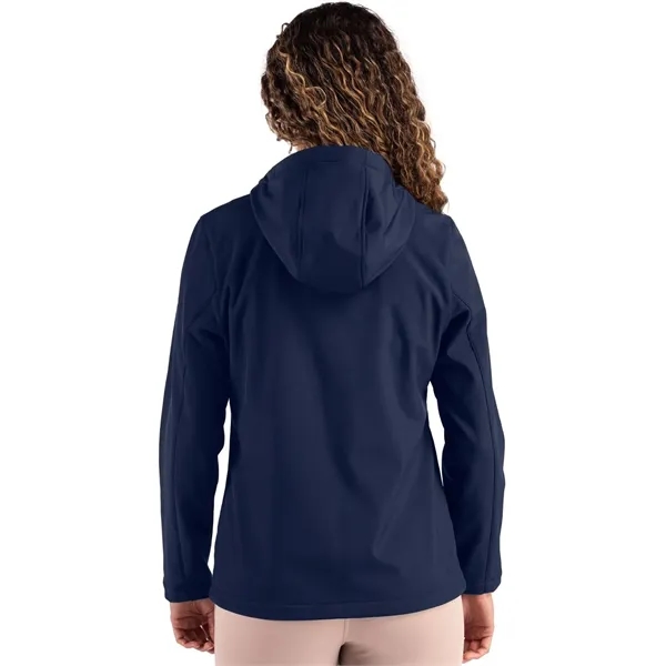 Clique Tempo Recycled Stretch Softshell Womens Hooded Jacket... from ASI 47965 Cutter & Buck