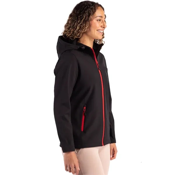 Clique Tempo Recycled Stretch Softshell Womens Hooded Jacket... from ASI 47965 Cutter & Buck