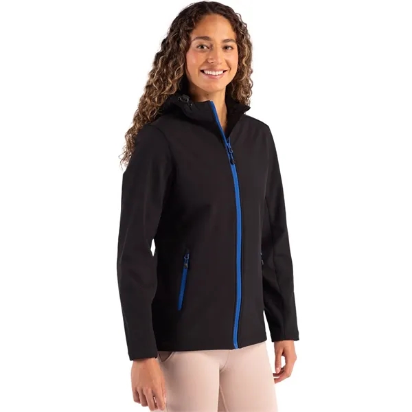 Clique Tempo Recycled Stretch Softshell Womens Hooded Jacket... from ASI 47965 Cutter & Buck