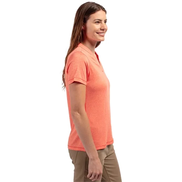 Women's top with short sleeves, matte fabric finish, UPF50+ protection, moisture-wicking... from ASI 47965 Cutter & Buck