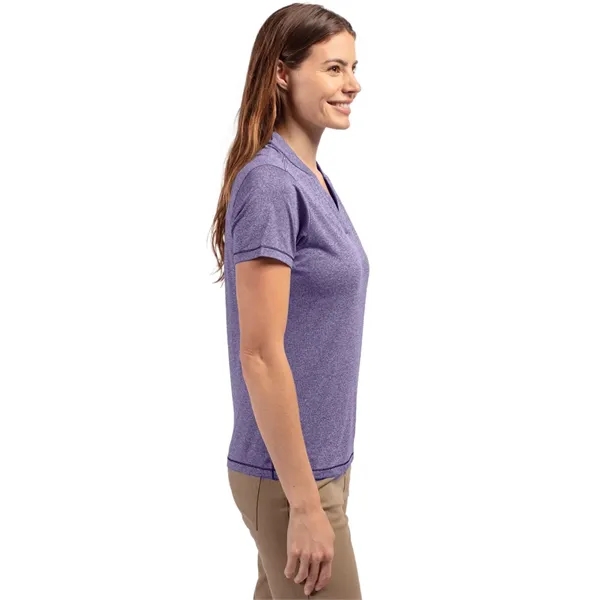 Women's top with short sleeves, matte fabric finish, UPF50+ protection, moisture-wicking... from ASI 47965 Cutter & Buck