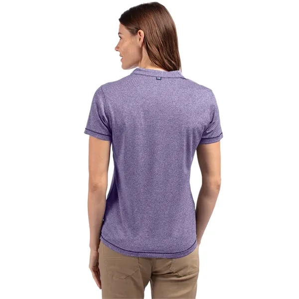 Women's top with short sleeves, matte fabric finish, UPF50+ protection, moisture-wicking... from ASI 47965 Cutter & Buck