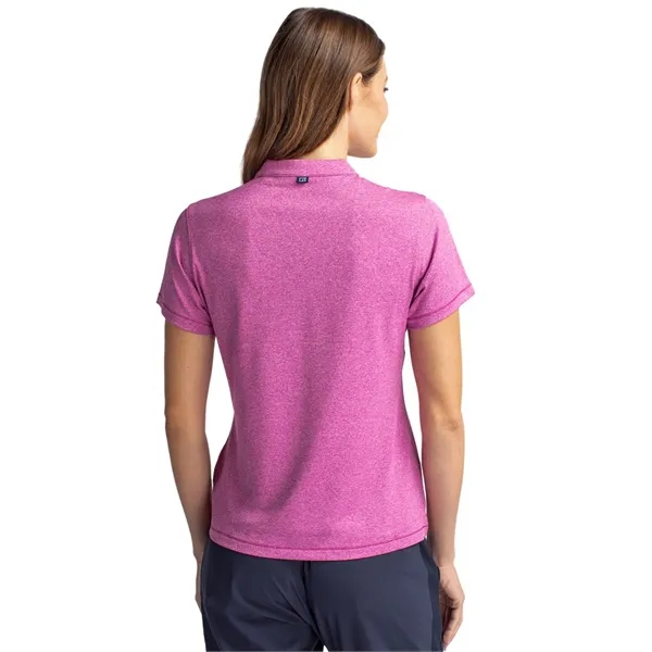 Women's top with short sleeves, matte fabric finish, UPF50+ protection, moisture-wicking... from ASI 47965 Cutter & Buck