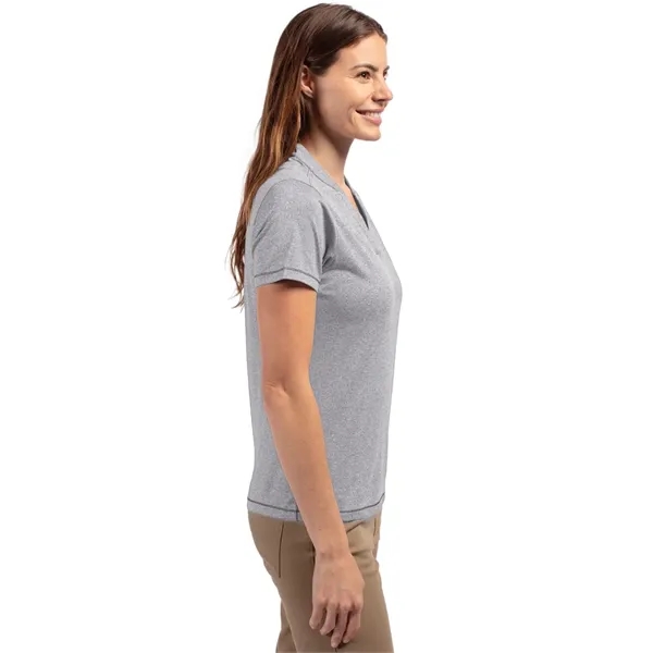 Women's top with short sleeves, matte fabric finish, UPF50+ protection, moisture-wicking... from ASI 47965 Cutter & Buck