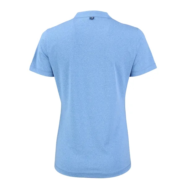 Women's top with short sleeves, matte fabric finish, UPF50+ protection, moisture-wicking... from ASI 47965 Cutter & Buck