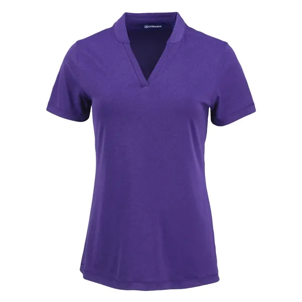 Women's top with short sleeves, matte fabric finish, UPF50+ protection, moisture-wicking... from ASI 47965 Cutter & Buck