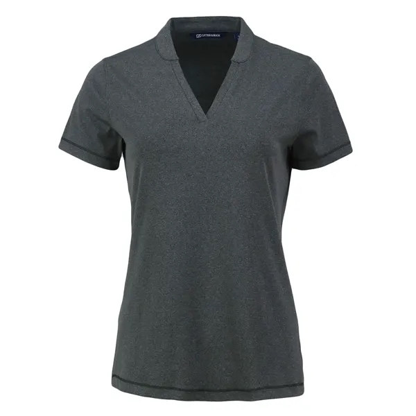 Women's top with short sleeves, matte fabric finish, UPF50+ protection, moisture-wicking... from ASI 47965 Cutter & Buck