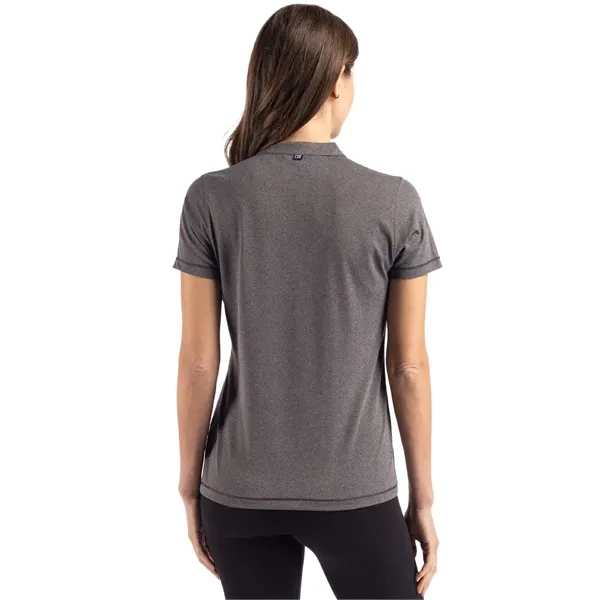 Women's top with short sleeves, matte fabric finish, UPF50+ protection, moisture-wicking... from ASI 47965 Cutter & Buck