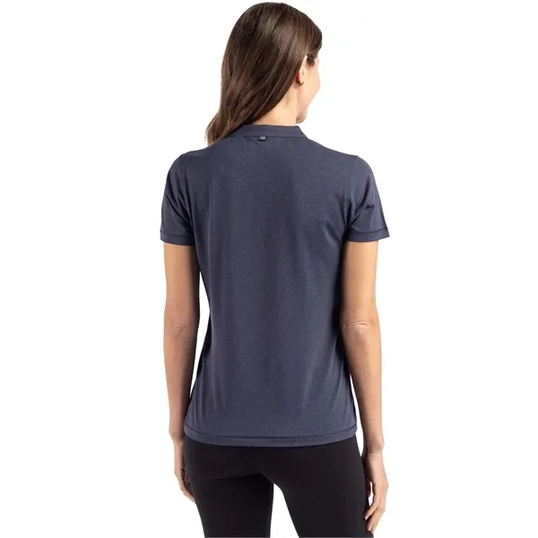 Women's top with short sleeves, matte fabric finish, UPF50+ protection, moisture-wicking... from ASI 47965 Cutter & Buck