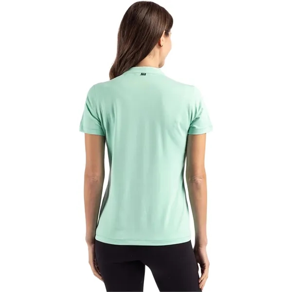 Women's top with short sleeves, matte fabric finish, UPF50+ protection, moisture-wicking... from ASI 47965 Cutter & Buck