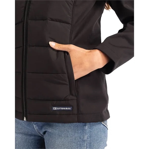 Women's jacket with a full-zip, hood, and wind and water resistance.... from ASI 47965 Cutter & Buck