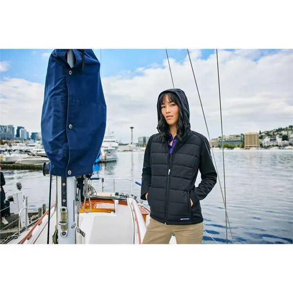 Women's jacket with a full-zip, hood, and wind and water resistance.... from ASI 47965 Cutter & Buck