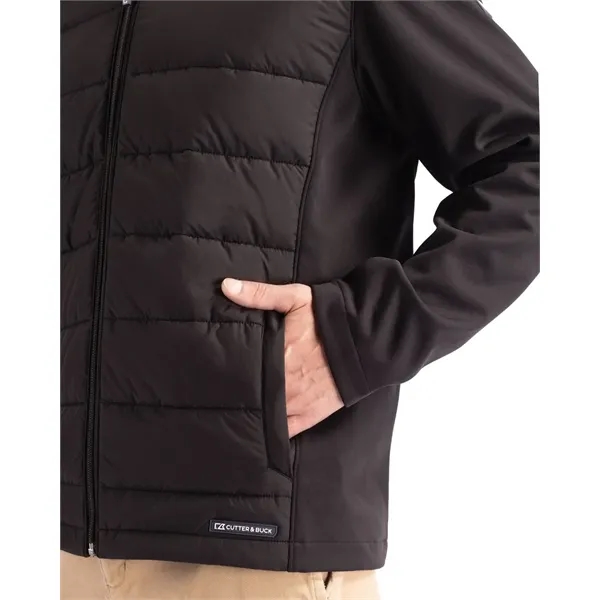 Men's jacket with a full-zip, hood, softshell, and wind and water... from ASI 47965 Cutter & Buck