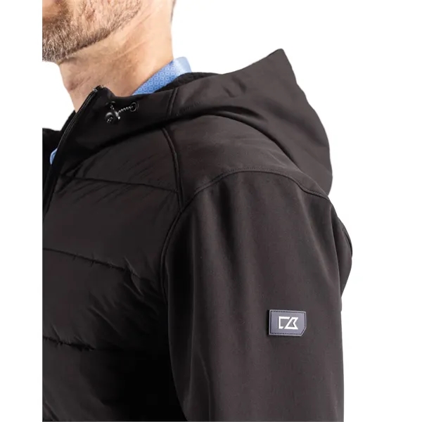 Men's jacket with a full-zip, hood, softshell, and wind and water... from ASI 47965 Cutter & Buck