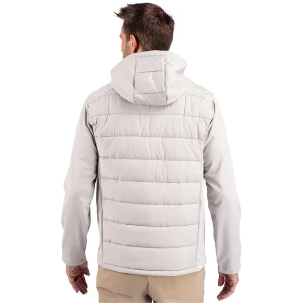 Men's jacket with a full-zip, hood, softshell, and wind and water... from ASI 47965 Cutter & Buck