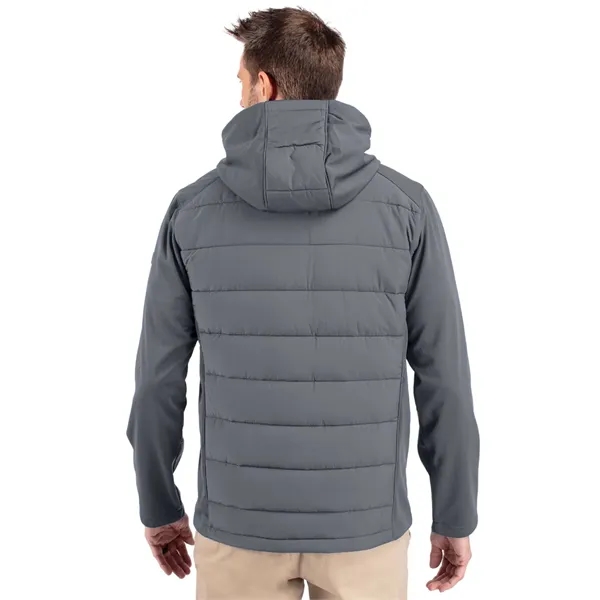 Men's jacket with a full-zip, hood, softshell, and wind and water... from ASI 47965 Cutter & Buck