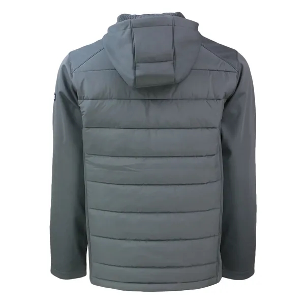 Men's jacket with a full-zip, hood, softshell, and wind and water... from ASI 47965 Cutter & Buck