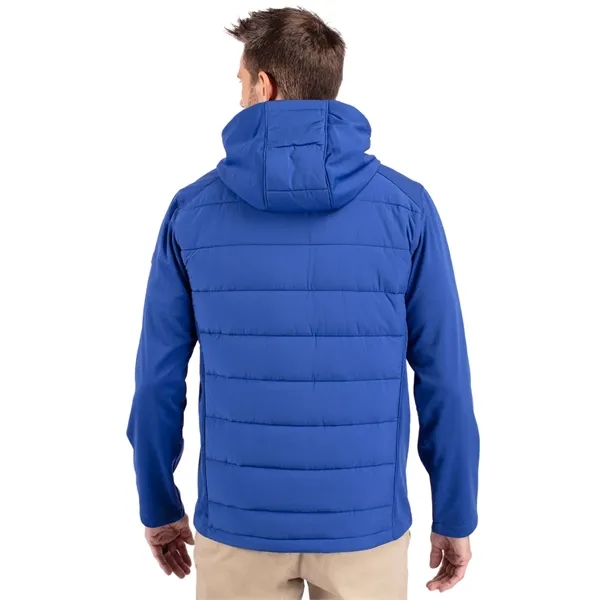 Men's jacket with a full-zip, hood, softshell, and wind and water... from ASI 47965 Cutter & Buck