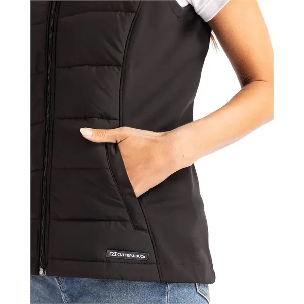 Women's vest with a full-zip and wind and water resistance.... from ASI 47965 Cutter & Buck