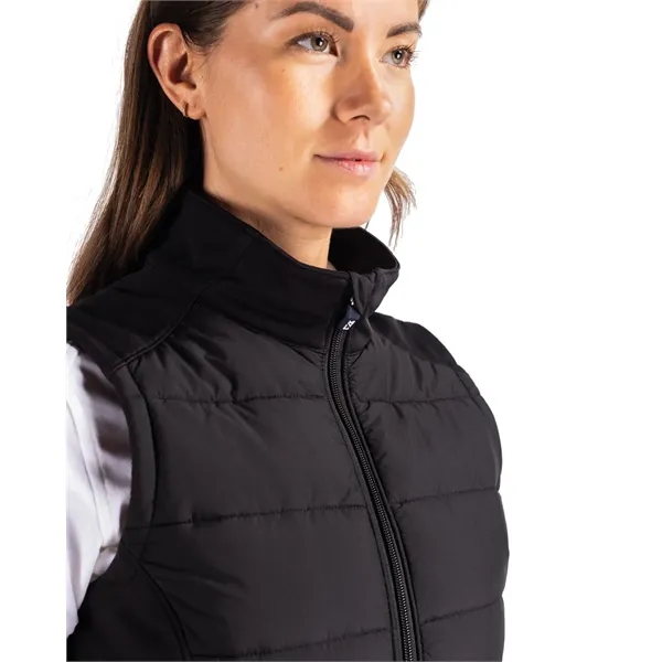 Women's vest with a full-zip and wind and water resistance.... from ASI 47965 Cutter & Buck