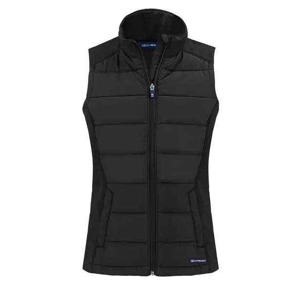 Women's vest with a full-zip and wind and water resistance.... from ASI 47965 Cutter & Buck