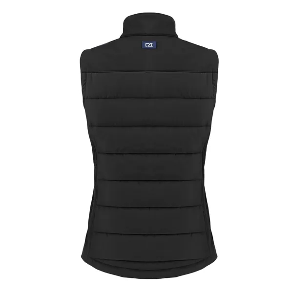 Women's vest with a full-zip and wind and water resistance.... from ASI 47965 Cutter & Buck