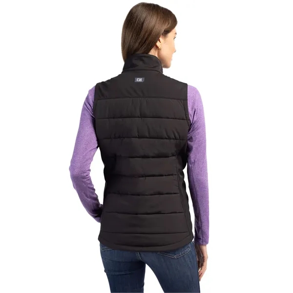 Women's vest with a full-zip and wind and water resistance.... from ASI 47965 Cutter & Buck