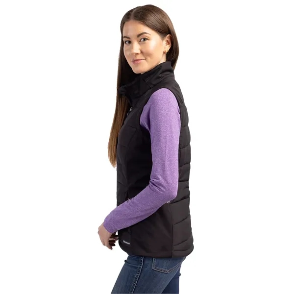 Women's vest with a full-zip and wind and water resistance.... from ASI 47965 Cutter & Buck