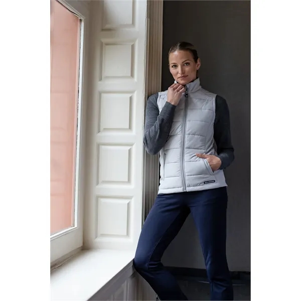 Women's vest with a full-zip and wind and water resistance.... from ASI 47965 Cutter & Buck