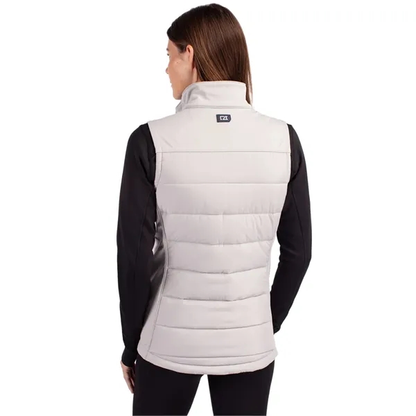 Women's vest with a full-zip and wind and water resistance.... from ASI 47965 Cutter & Buck