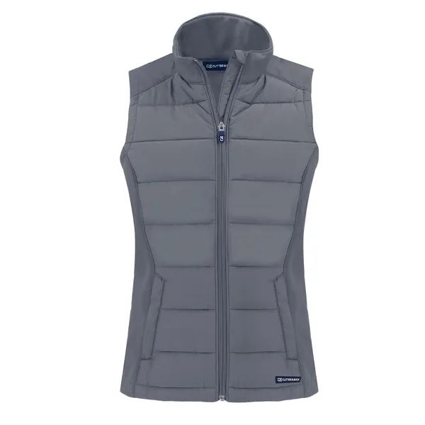 Women's vest with a full-zip and wind and water resistance.... from ASI 47965 Cutter & Buck