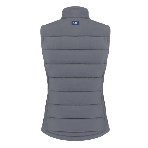 Women's vest with a full-zip and wind and water resistance.... from ASI 47965 Cutter & Buck