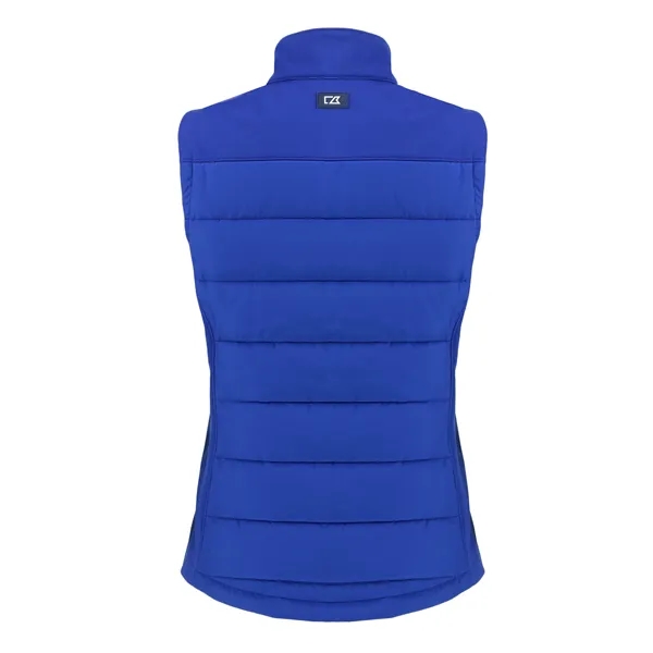 Women's vest with a full-zip and wind and water resistance.... from ASI 47965 Cutter & Buck