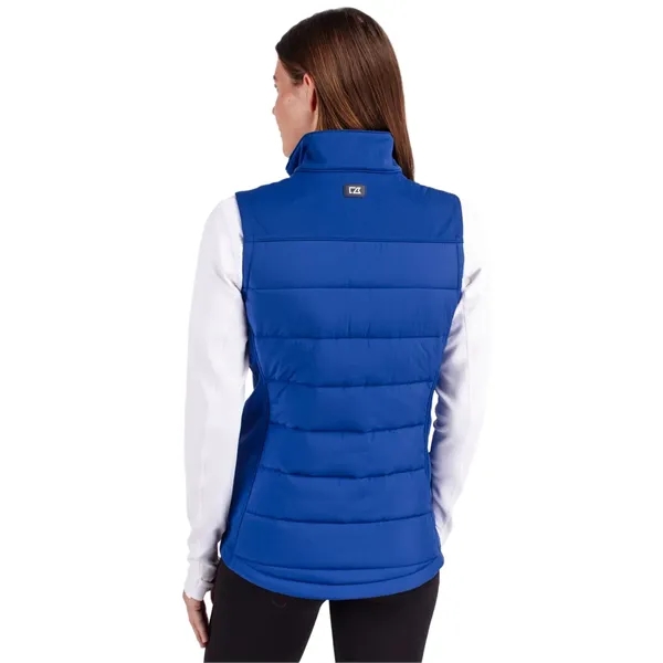 Women's vest with a full-zip and wind and water resistance.... from ASI 47965 Cutter & Buck
