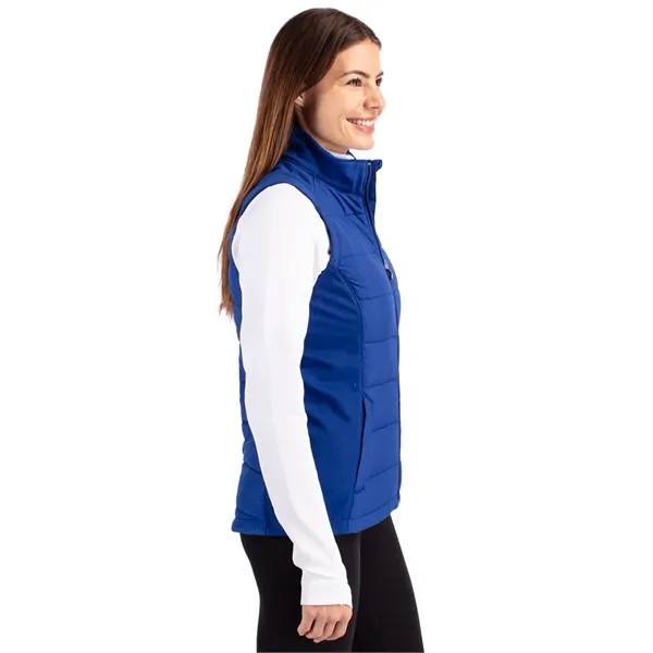 Women's vest with a full-zip and wind and water resistance.... from ASI 47965 Cutter & Buck