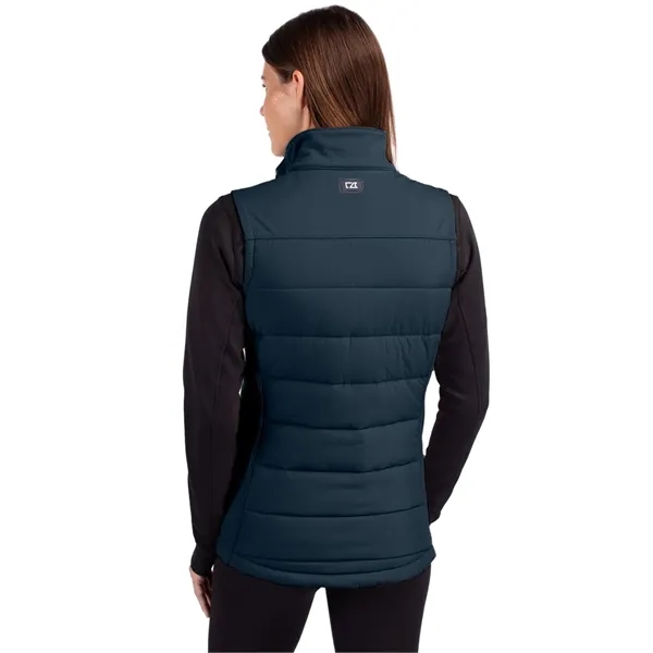 Women's vest with a full-zip and wind and water resistance.... from ASI 47965 Cutter & Buck