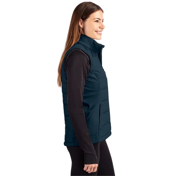 Women's vest with a full-zip and wind and water resistance.... from ASI 47965 Cutter & Buck