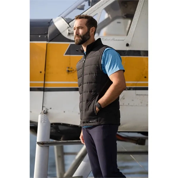 Men's vest with a full-zip, softshell, and wind and water resistance.... from ASI 47965 Cutter & Buck