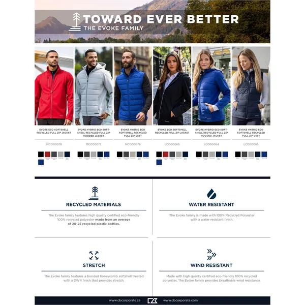 Men's vest with a full-zip, softshell, and wind and water resistance.... from ASI 47965 Cutter & Buck