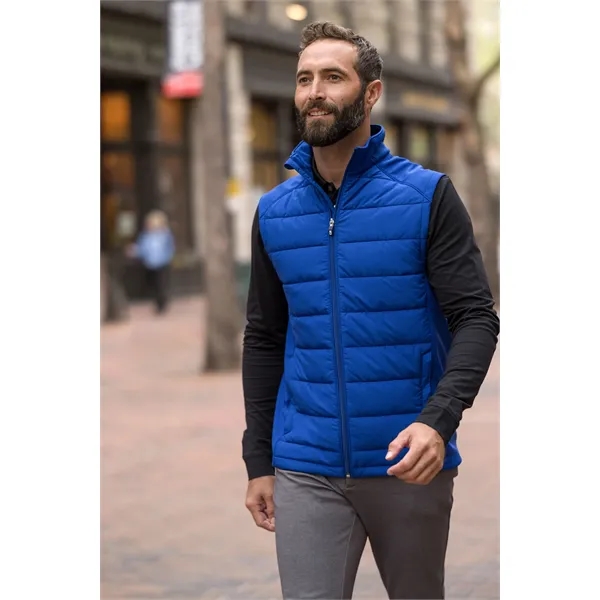 Men's vest with a full-zip, softshell, and wind and water resistance.... from ASI 47965 Cutter & Buck