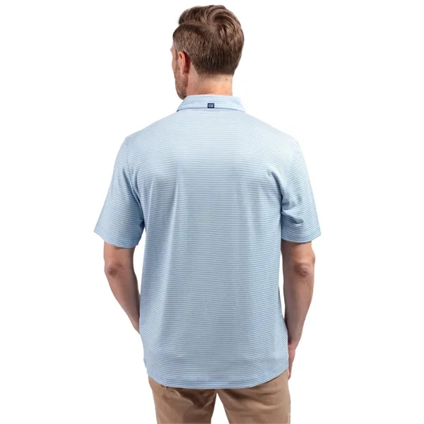 Men's polo with 4-way stretch, short sleeves, UPF50+ sun protection, and... from ASI 47965 Cutter & Buck