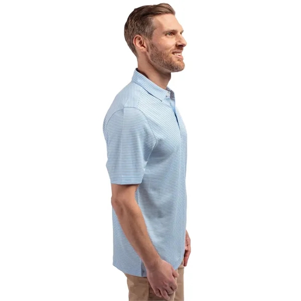 Men's polo with 4-way stretch, short sleeves, UPF50+ sun protection, and... from ASI 47965 Cutter & Buck