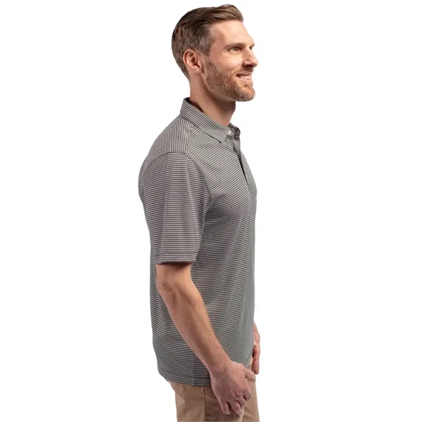 Men's polo with 4-way stretch, short sleeves, UPF50+ sun protection, and... from ASI 47965 Cutter & Buck