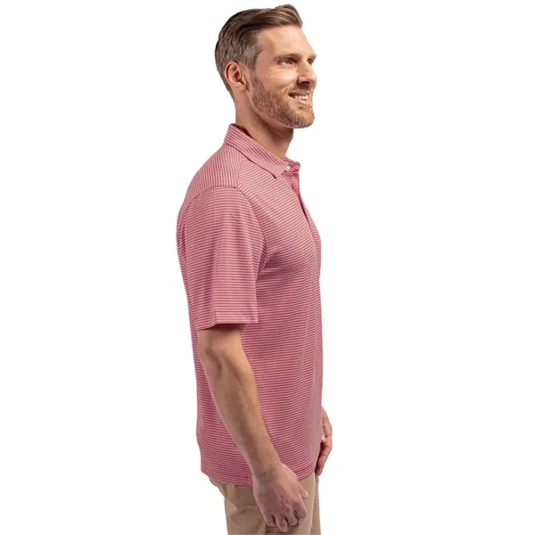 Men's polo with 4-way stretch, short sleeves, UPF50+ sun protection, and... from ASI 47965 Cutter & Buck