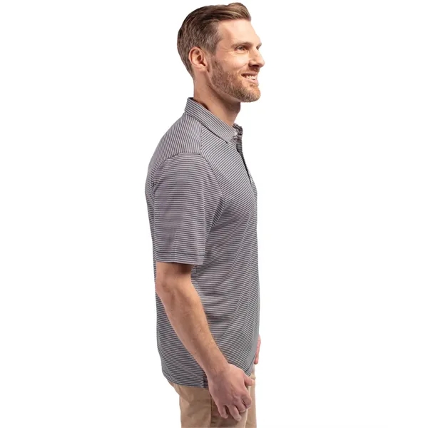 Men's polo with 4-way stretch, short sleeves, UPF50+ sun protection, and... from ASI 47965 Cutter & Buck