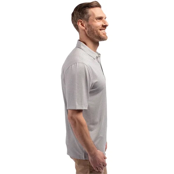 Men's polo with 4-way stretch, short sleeves, UPF50+ sun protection, and... from ASI 47965 Cutter & Buck