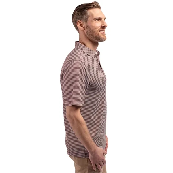 Men's polo with 4-way stretch, short sleeves, UPF50+ sun protection, and... from ASI 47965 Cutter & Buck
