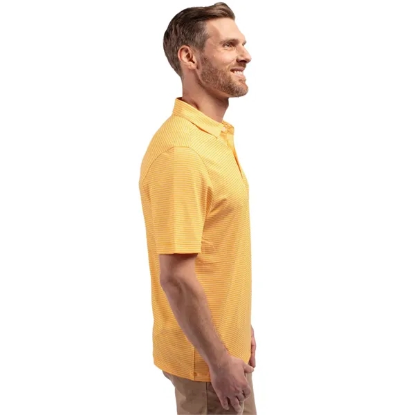 Men's polo with 4-way stretch, short sleeves, UPF50+ sun protection, and... from ASI 47965 Cutter & Buck