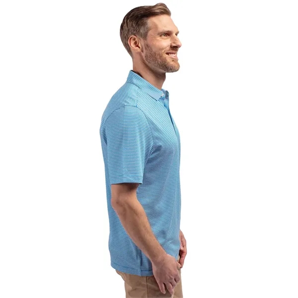 Men's polo with 4-way stretch, short sleeves, UPF50+ sun protection, and... from ASI 47965 Cutter & Buck