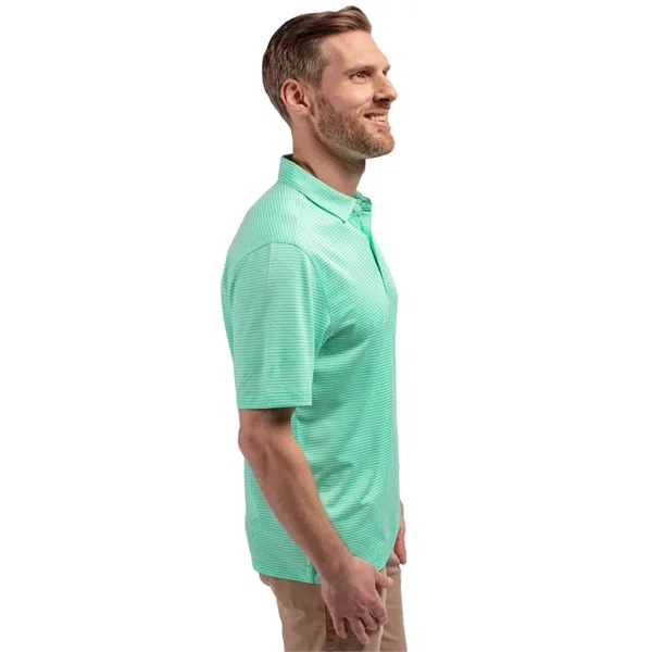 Men's polo with 4-way stretch, short sleeves, UPF50+ sun protection, and... from ASI 47965 Cutter & Buck